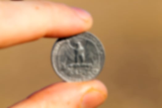 coin in hand photo