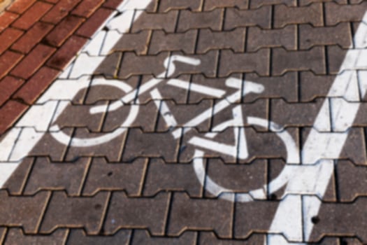 markings on the road photo