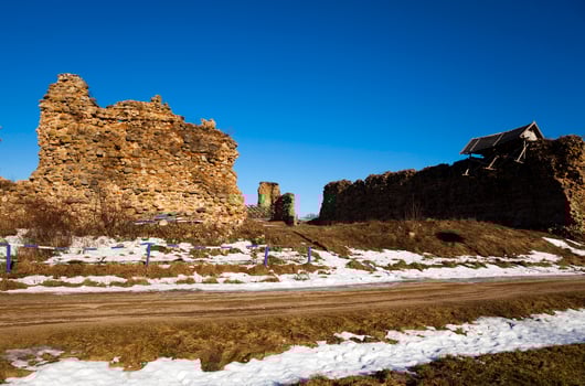 ruins of Krevo, Belarus photo