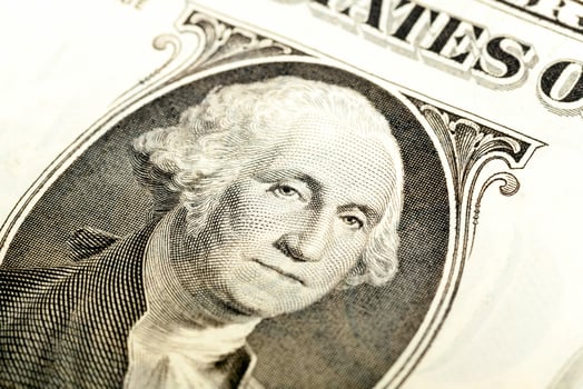 paper us dollar. photo