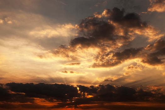 the sky during sunset photo