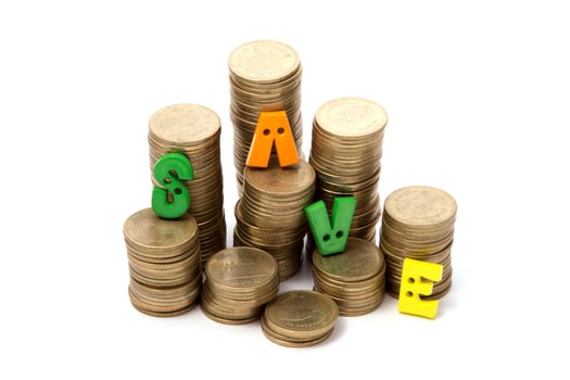 Stack of coins photo