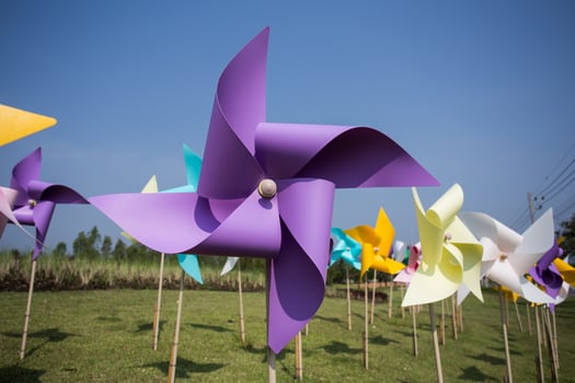 Toy windmill concept photo