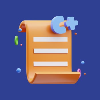3d rendering of exam results paper icon illustration with c grade, back to school photo