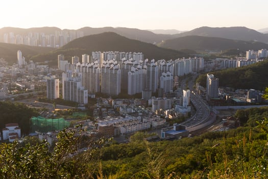 the spectacular view of Anyang. photo