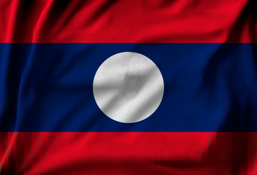 Flag of Laos photo