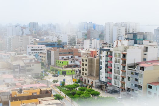 Palaces of the city of Lima capital of Peru photo