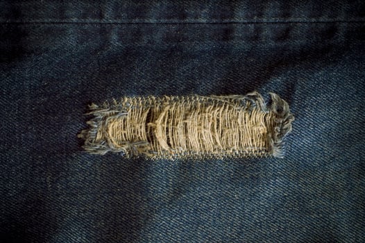 Blue denim jeans texture for background photo
