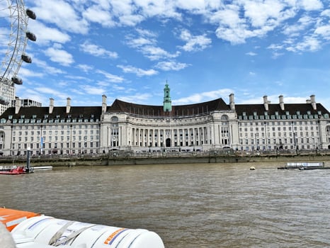 London in the UK in June 2022. A view of the River Thames at Westminster photo