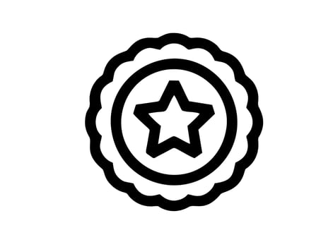 Best seller icon symbol on the white background, illustration of best seller icon symbol, label icon seller symbol on a white background photo