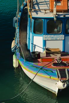 Colorful Fishing Boat photo