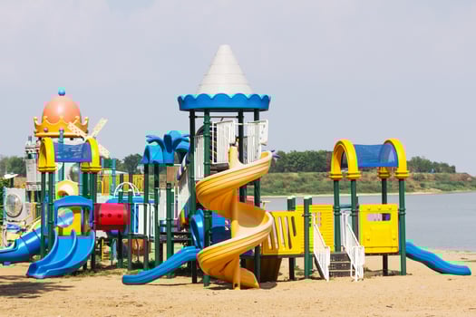Modern children playground photo