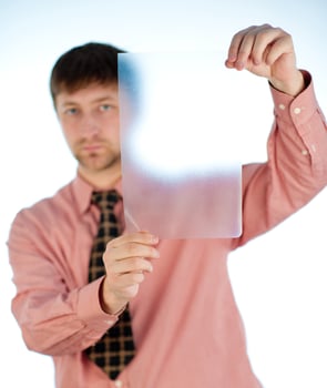 teacher guy on white photo
