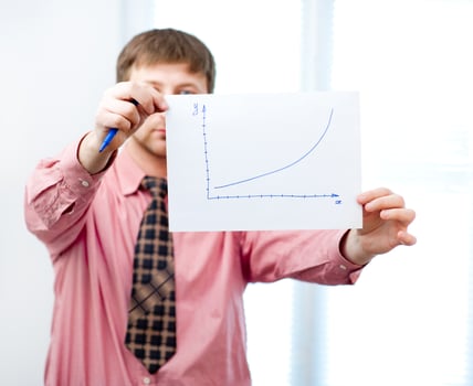 graph on white photo