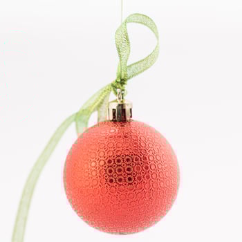 christmas decoration isolated photo