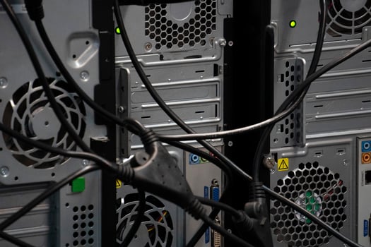 old computer wall photo