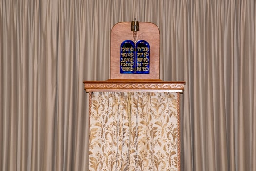 Jewish altar holy temple photo