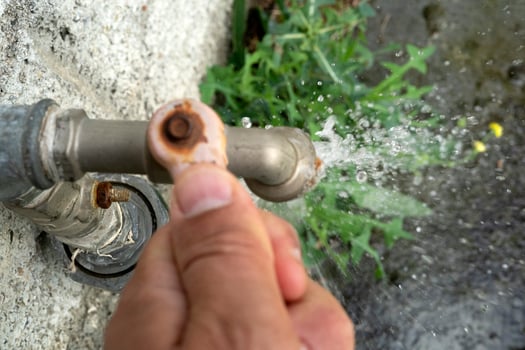 open outdoor water tap close up photo