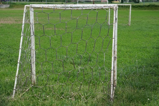 small soccer football goalie photo