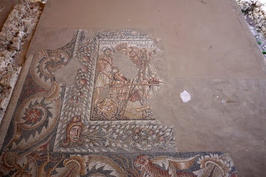 Villa del Tellaro Sicily free entry mosaic roman photo