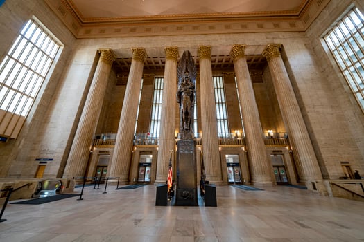 PHILADELPHIA, USA - APRIL 30 2019 - 30th street station photo