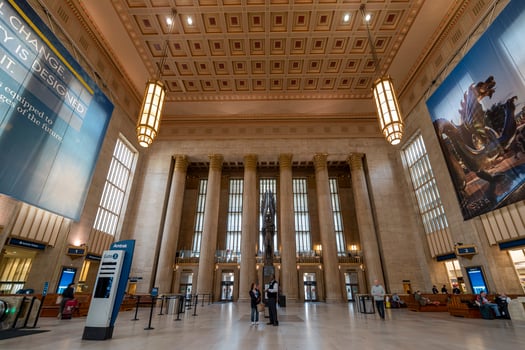 PHILADELPHIA, USA - APRIL 30 2019 - 30th street station photo