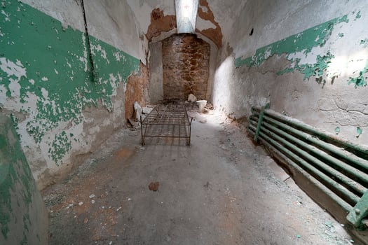 old philadelphia abandoned penitentiary photo
