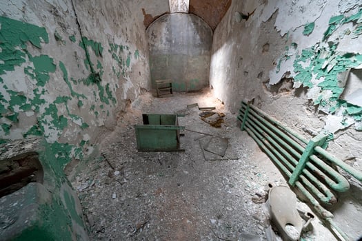 old philadelphia abandoned penitentiary photo