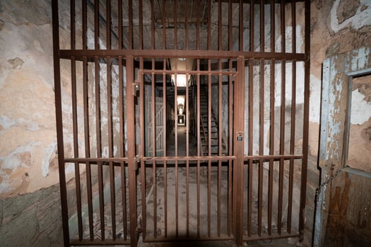 old philadelphia abandoned penitentiary photo