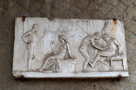 Ercolano Herculaneum ancient ruins photo