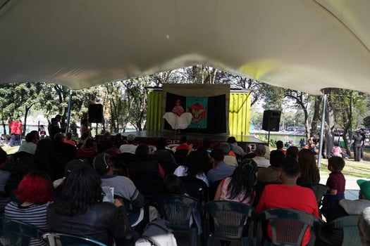 MEXICO CITY, FEBRUARY 3 2019 - Town park Chapultepec crowded of people on sunday photo