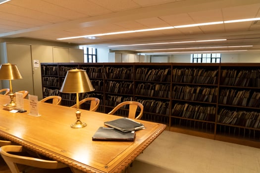 NEW YORK, USA - MAY 4 2019 - Interior of Public Library on 5th avenue photo