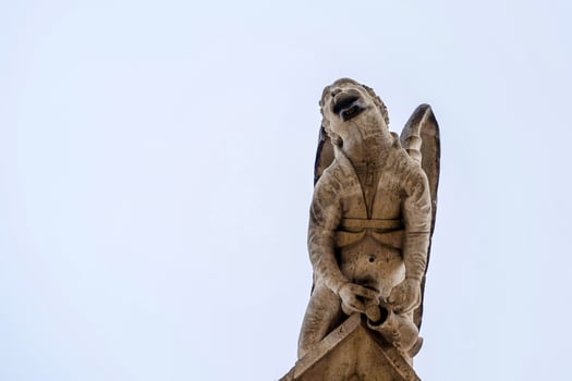 Valencia Silk Exchange Market building Lonja de la Seda gargoyles photo