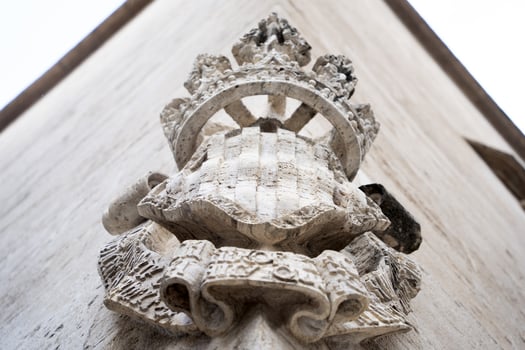 Valencia Silk Exchange Market building Lonja de la Seda bas relief sculptures photo