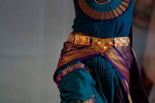 India traditional dance foot detail photo
