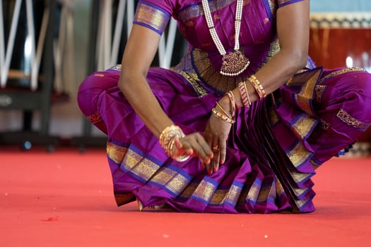 India traditional dance foot detail photo