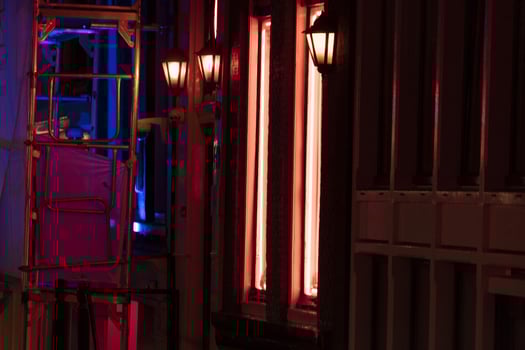 Amsterdam red light district photo