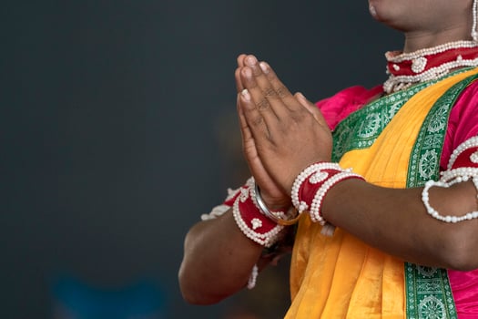 India traditional dance foot detail photo