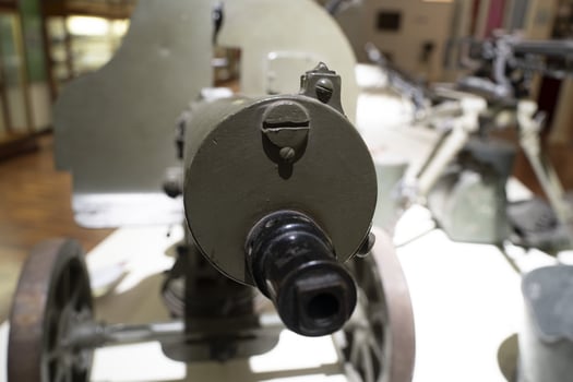 War cannon detail close up photo