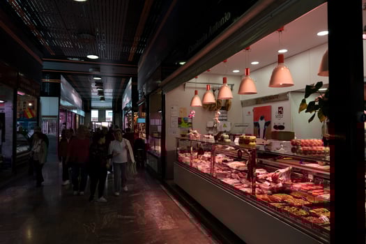 MURCIA, SPAIN - MARCH 25 2019 - The market of San Agustin photo