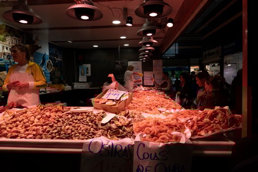 MURCIA, SPAIN - MARCH 25 2019 - The market of San Agustin photo