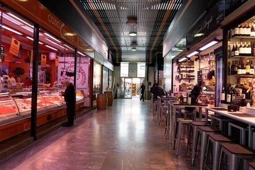 MURCIA, SPAIN - MARCH 25 2019 - The market of San Agustin photo
