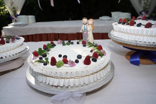 Wedding cake detail marriage celebration photo