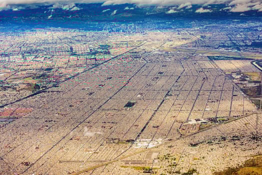 mexico city aerial view cityscape photo