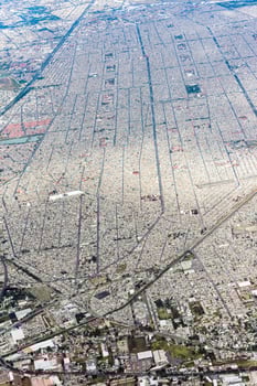 mexico city aerial view cityscape photo