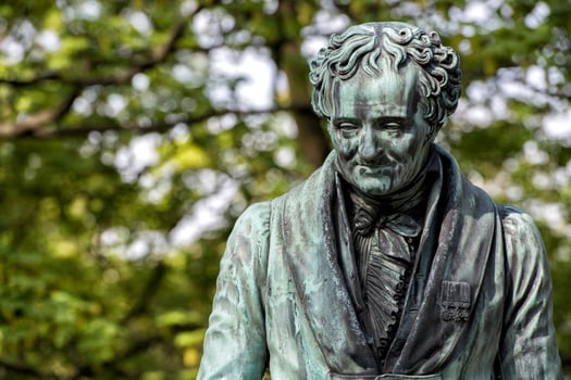 PARIS, FRANCE - MAY 2, 2016 Vivant Denon grave in Pere-Lachaise cemetery homeopaty founder photo