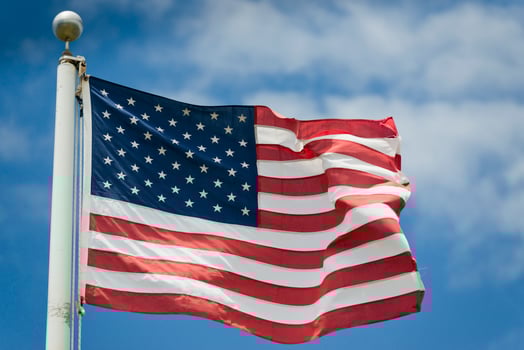 Usa American flag stars and stripes detail photo