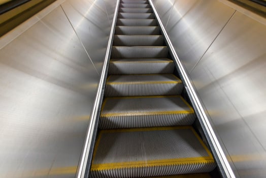 Washington DC Metro escalator photo