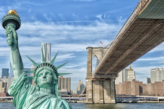 Statue of liberty in New York photo