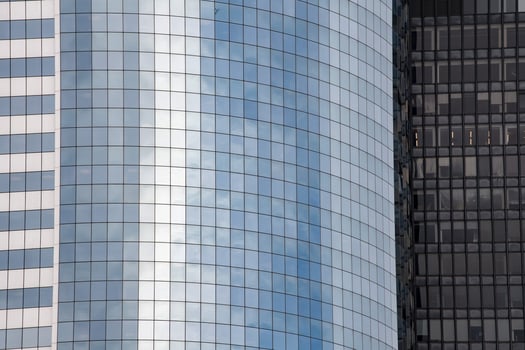 new york manhattan skyscrapers building detail photo